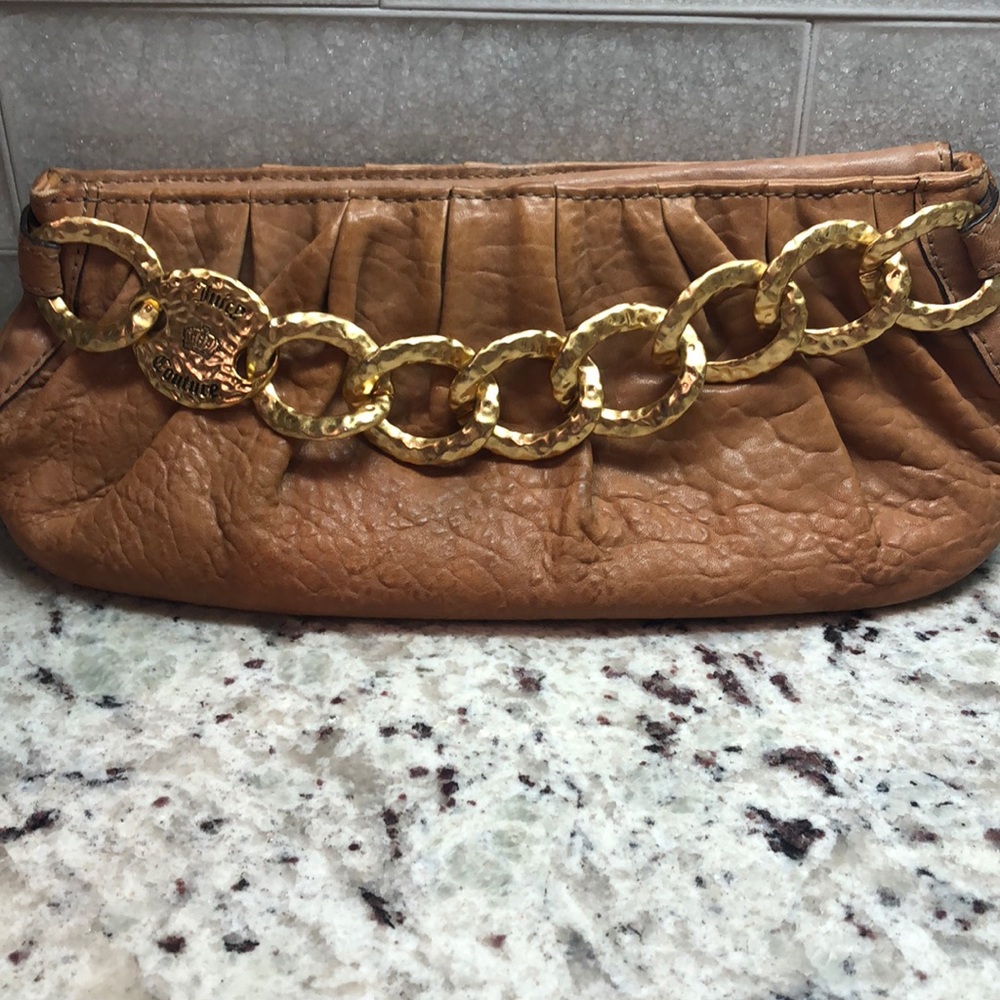 Juicy Couture leather clutch